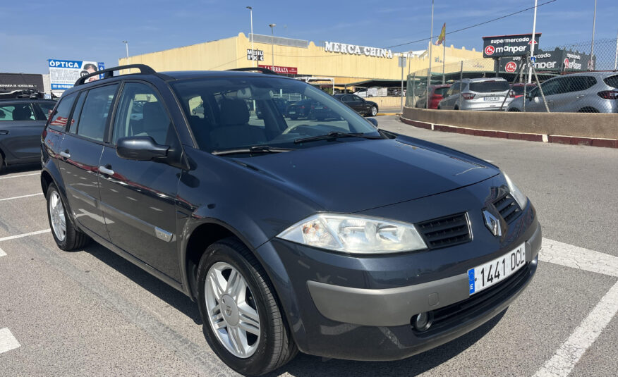 RENAULT MEGANE 1.6 GASOLINA 113 CV 2004 202000 KM AUTOMATICO