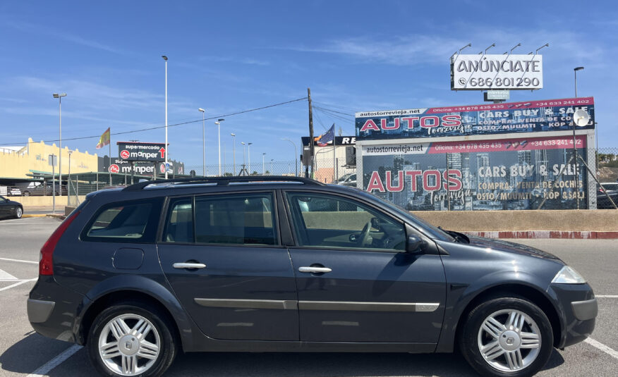 RENAULT MEGANE 1.6 GASOLINA 113 CV 2004 202000 KM AUTOMATICO