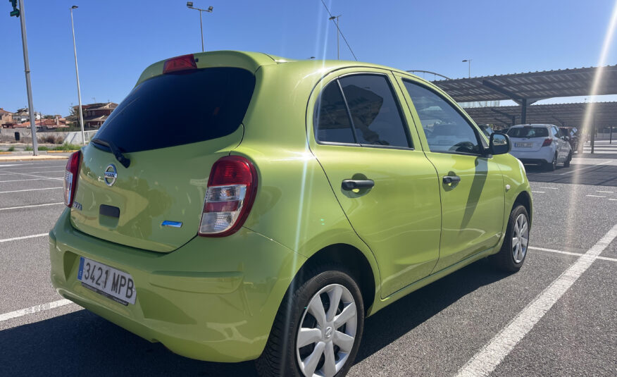 NISSAN MICRA 1.2 GASOLINE 80 CV AÑO 2011 111000 KM MANUAL