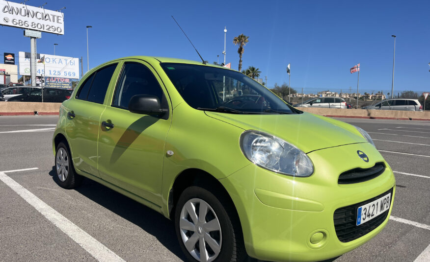 NISSAN MICRA 1.2 GASOLINE 80 CV AÑO 2011 111000 KM MANUAL