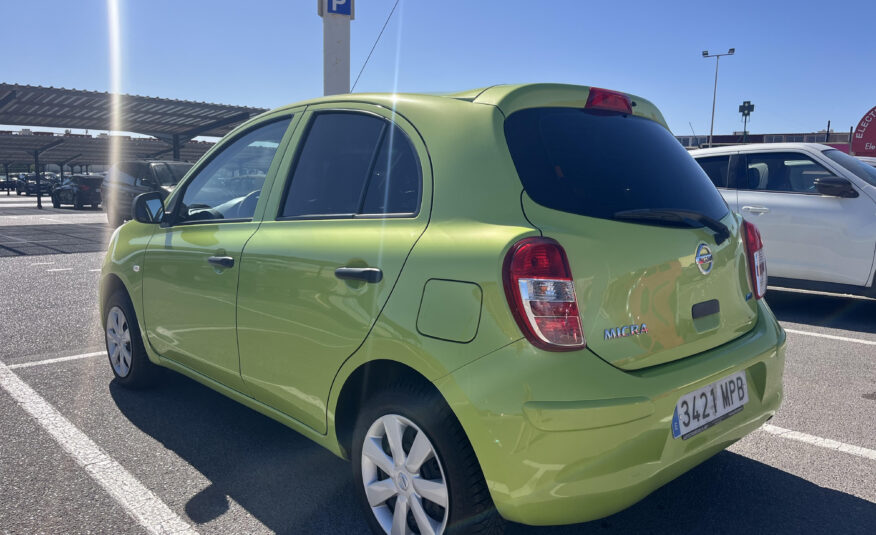 NISSAN MICRA 1.2 GASOLINE 80 CV AÑO 2011 111000 KM MANUAL