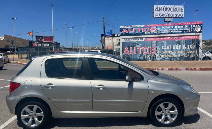 PEUGEOT 307 2.0 GASOLINA 140 CV 2007 106000 KM AUTOMATICO