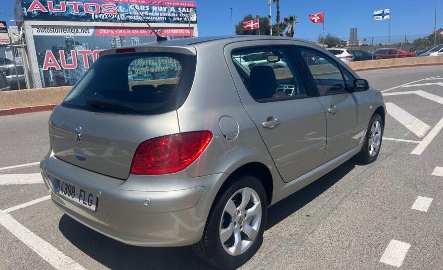 PEUGEOT 307 2.0 GASOLINA 140 CV 2007 106000 KM AUTOMATICO