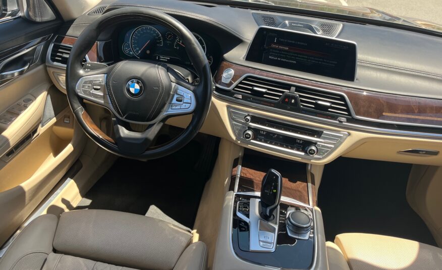 BMW 750LI X DRIVE 4.4 GASOLINA 449 CV 2015 106000 KM AUTOMATICO