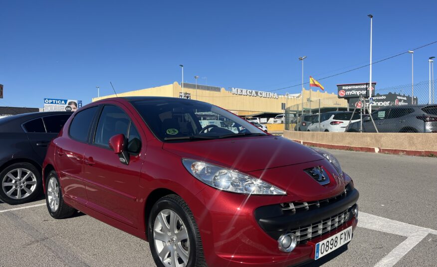 PEUGEOT 207 1.6 GASOLINA 120 CV 2007 SOLO 39.000 KM AUTOMATICO