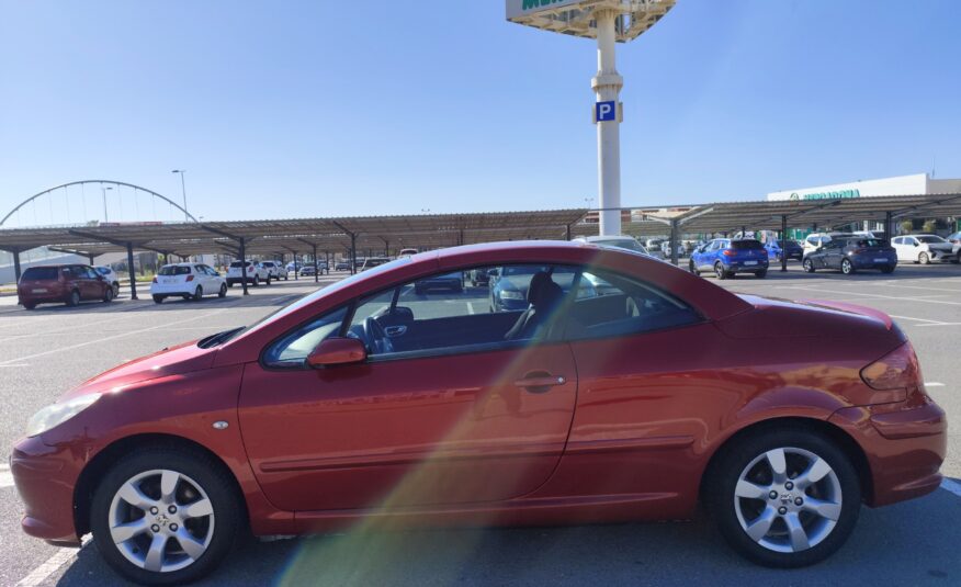 PEUGEOT 307 CC 2.0 GASOLINA 140 CV 2005 131.000 KM AUTOMATICO