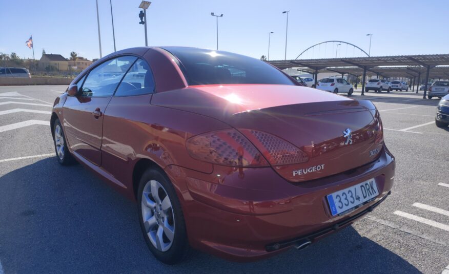 PEUGEOT 307 CC 2.0 GASOLINA 140 CV 2005 131.000 KM AUTOMATICO