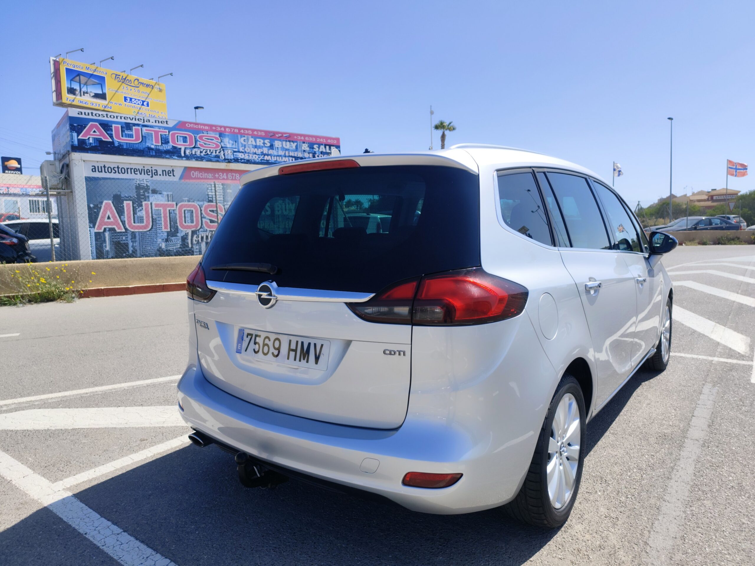 OPEL ZAFIRA 2.0 DIESEL 165 CV 2012 179.000 KM AUTOMATICO 7 PLAZAS