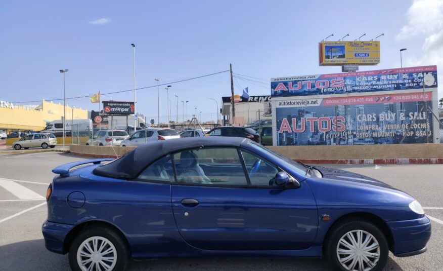 RENAULT MEGANE CABRIO 1.6 GASOLINA 90 CV 1998 160.000 KM MANUAL
