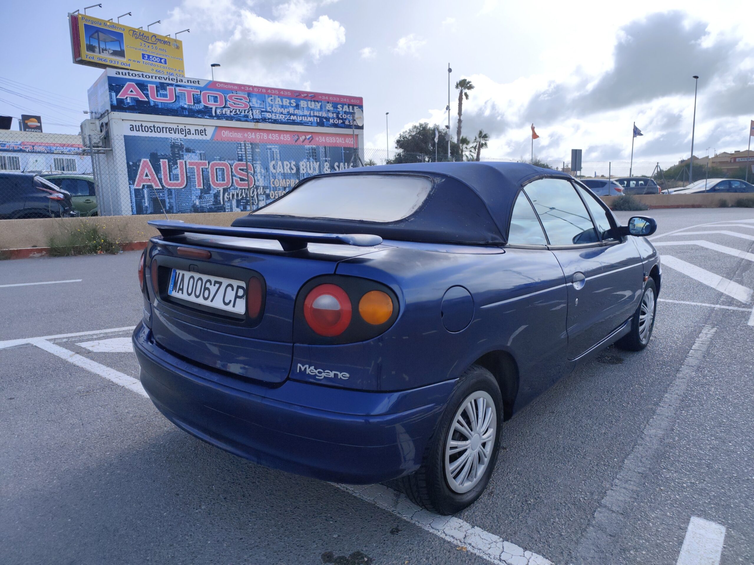RENAULT MEGANE CABRIO 1.6 GASOLINA 90 CV 1998 160.000 KM MANUAL