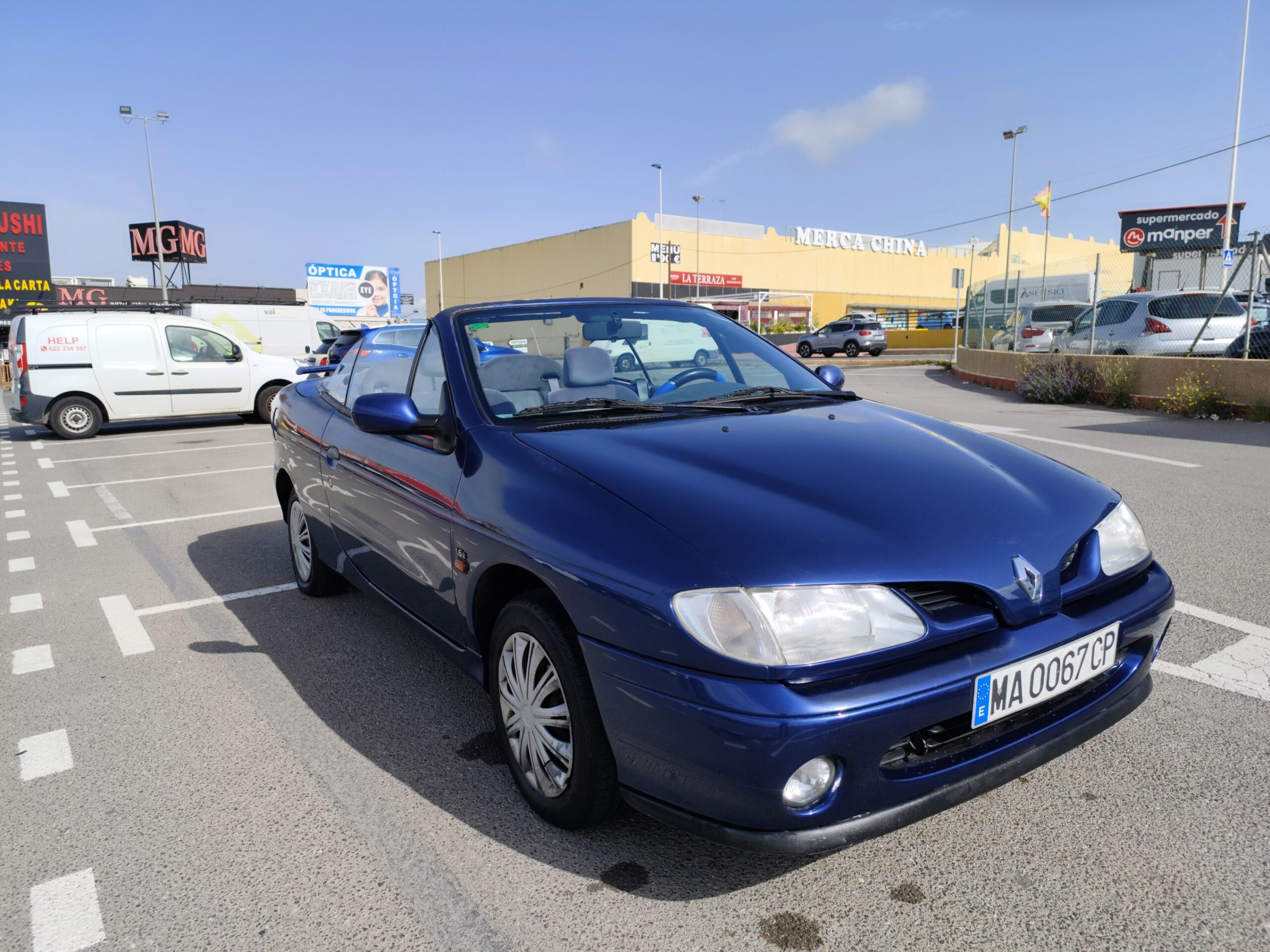 RENAULT MEGANE CABRIO 1.6 GASOLINA 90 CV 1998 160.000 KM MANUAL