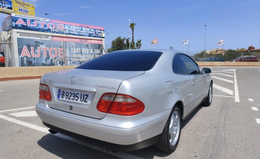 MERCEDES-BENZ CLK KOMPRESSOR 230 2.3 GASOLINA 193 CV 148.000 KM 1999 AUTOMATICO