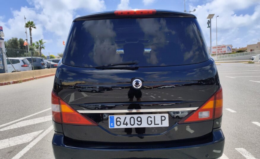 SSANGYONG RODIUS 2.7 DIESEL 165 CV 213.000 KM 2009 AUTOMATICO 7 PLAZAS