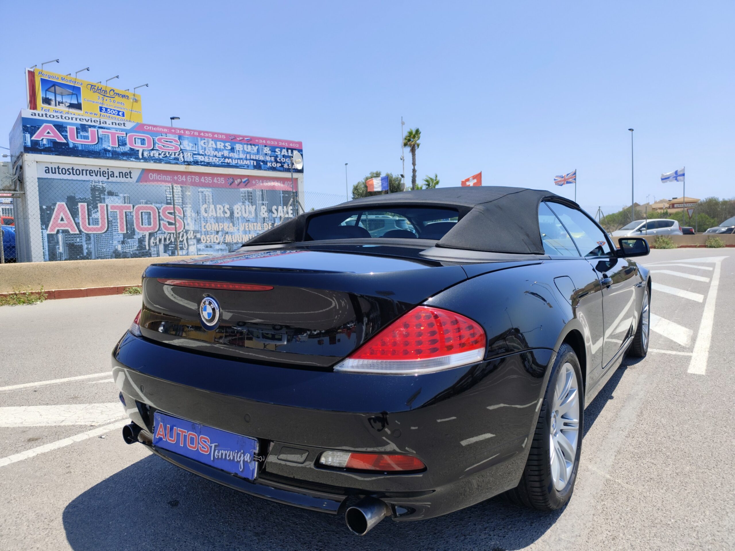 BMW 630i 3.0 GASOLINA 258 CV 197.000 KM 2006 AUTOMATICO CABRIO