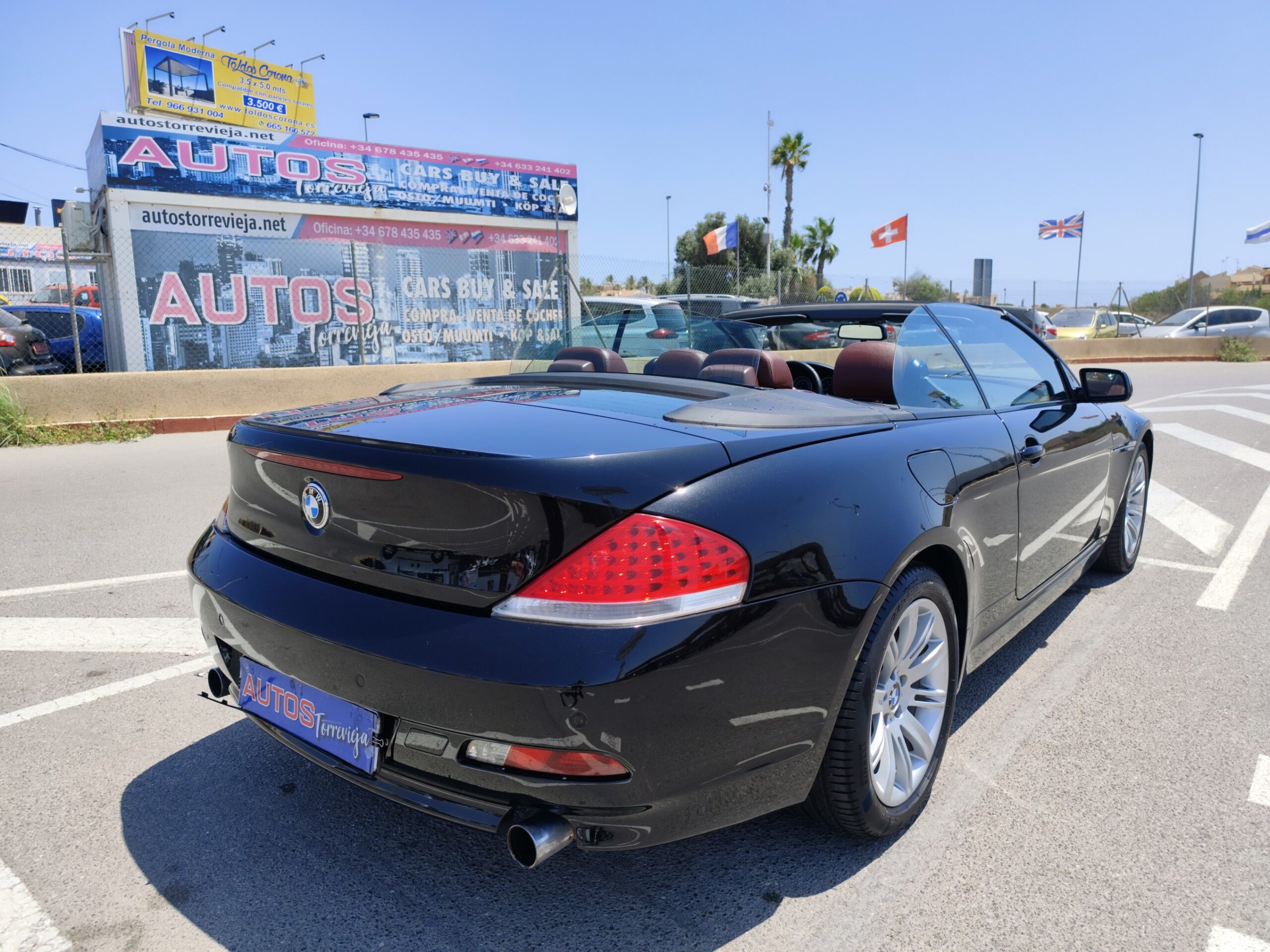 BMW 630i 3.0 GASOLINA 258 CV 197.000 KM 2006 AUTOMATICO CABRIO