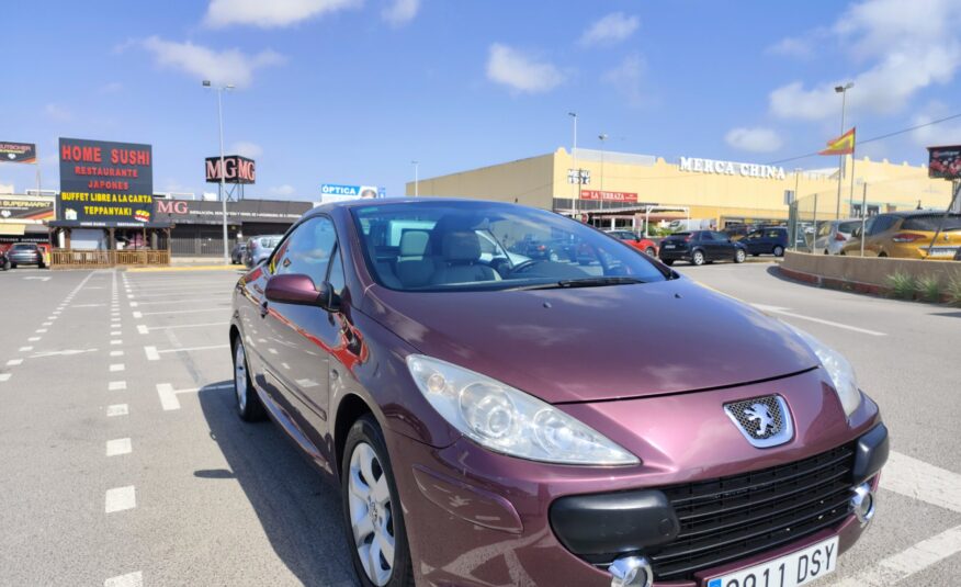 PEUGEOT 307 2.0 GASOLINA 140 CV 175.000 KM 2005 AUTOMATICO CABRIO