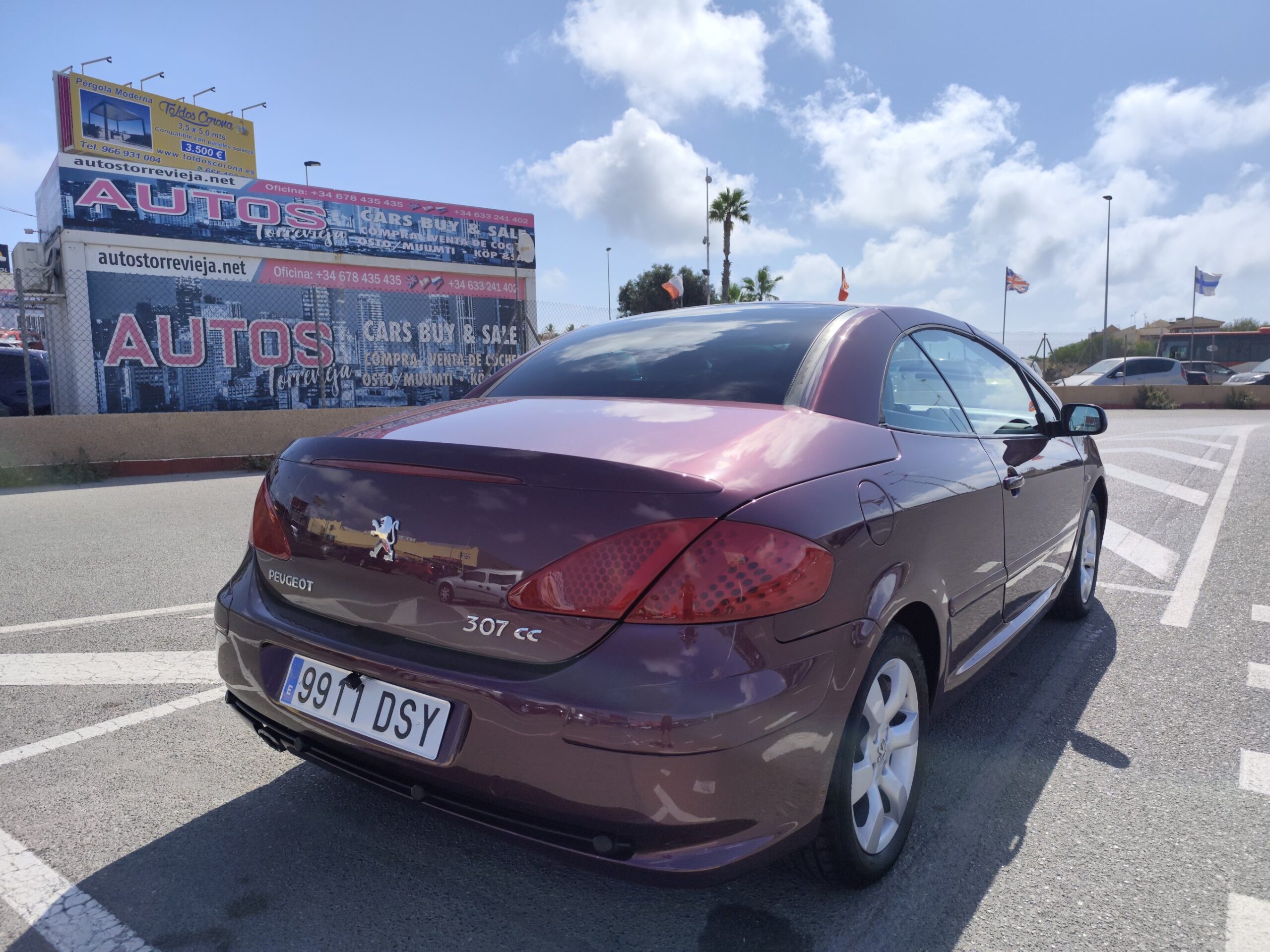 PEUGEOT 307 2.0 GASOLINA 140 CV 175.000 KM 2005 AUTOMATICO CABRIO