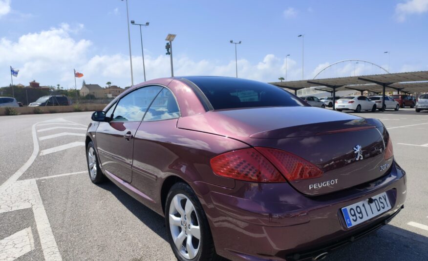 PEUGEOT 307 2.0 GASOLINA 140 CV 175.000 KM 2005 AUTOMATICO CABRIO