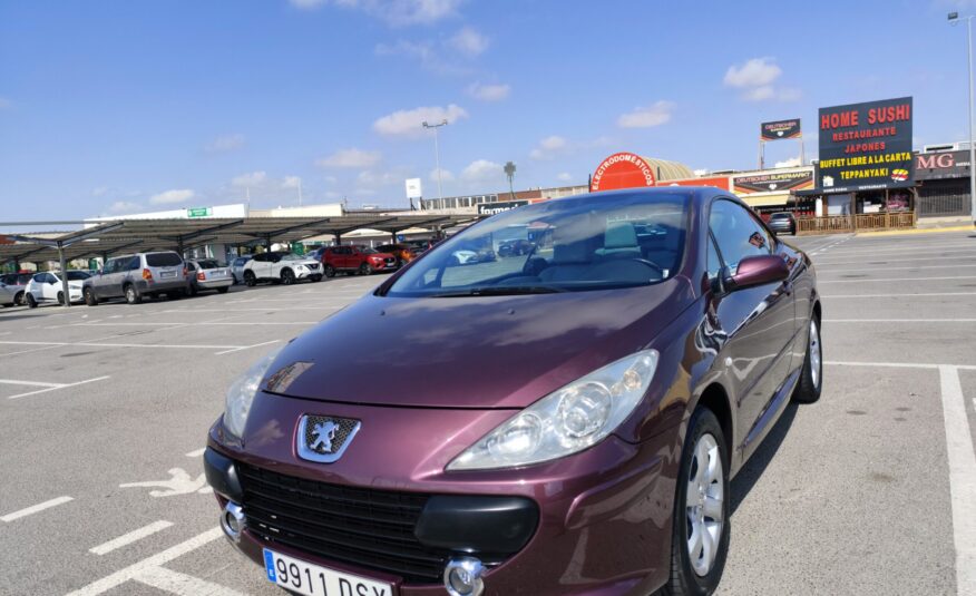 PEUGEOT 307 2.0 GASOLINA 140 CV 175.000 KM 2005 AUTOMATICO CABRIO