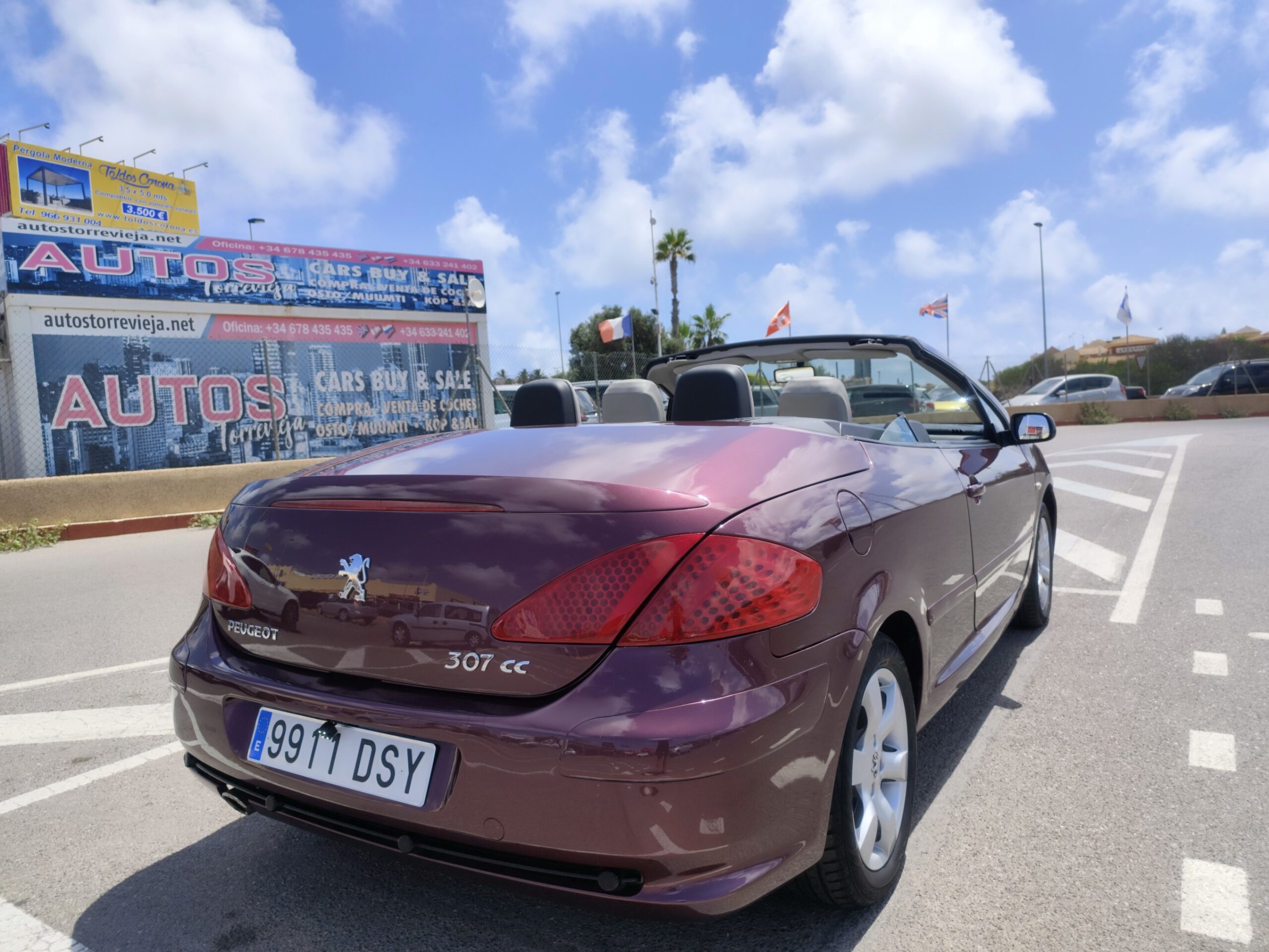 PEUGEOT 307 2.0 GASOLINA 140 CV 175.000 KM 2005 AUTOMATICO CABRIO