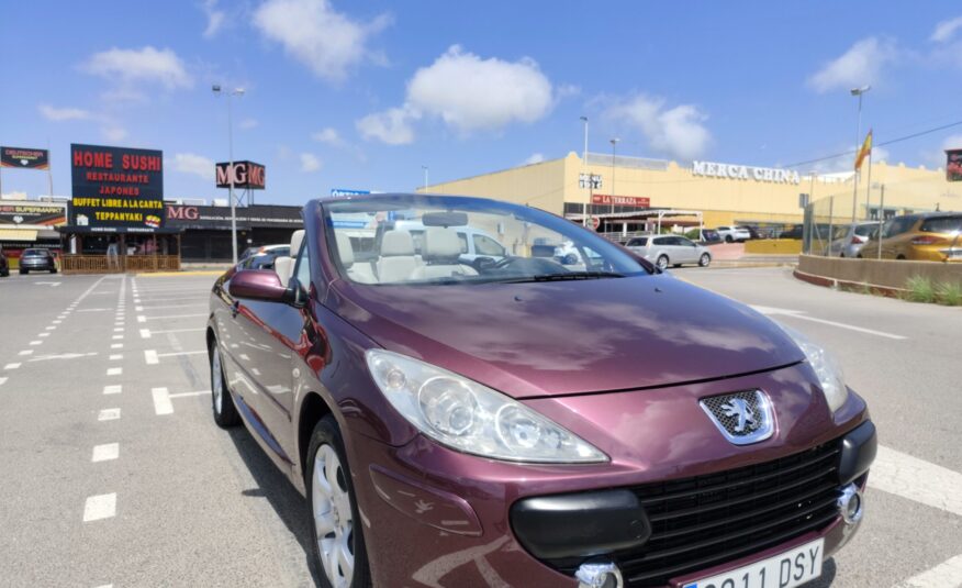 PEUGEOT 307 2.0 GASOLINA 140 CV 175.000 KM 2005 AUTOMATICO CABRIO