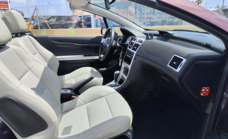 PEUGEOT 307 2.0 GASOLINA 140 CV 175.000 KM 2005 AUTOMATICO CABRIO