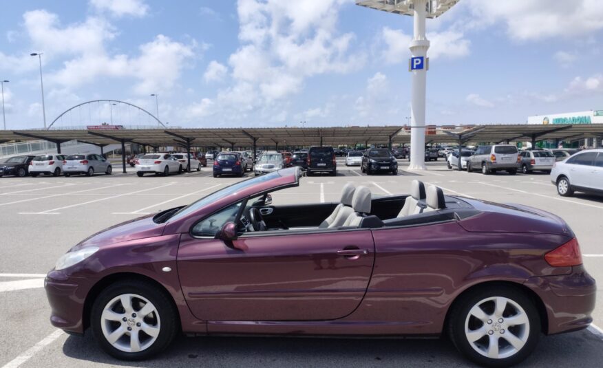 PEUGEOT 307 2.0 GASOLINA 140 CV 175.000 KM 2005 AUTOMATICO CABRIO
