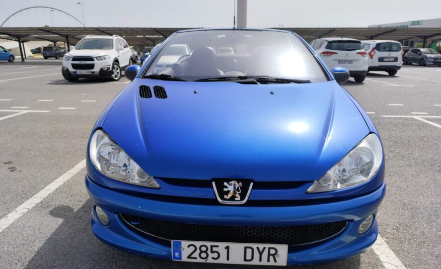 PEUGEOT 206cc 1.6 GASOLINA 109 CV 153.000 KM 2006 AUTOMATICO