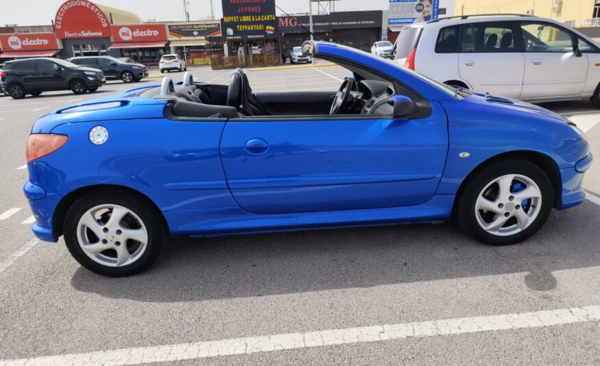 PEUGEOT 206cc 1.6 GASOLINA 109 CV 153.000 KM 2006 AUTOMATICO