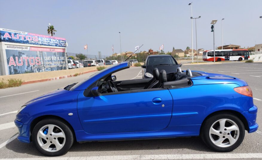 PEUGEOT 206cc 1.6 GASOLINA 109 CV 153.000 KM 2006 AUTOMATICO