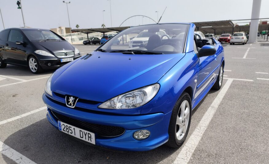 PEUGEOT 206cc 1.6 GASOLINA 109 CV 153.000 KM 2006 AUTOMATICO