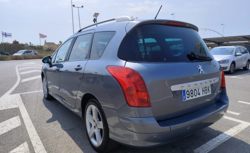PEUGEOT 308 SW 1.6 GASOLINA 156 CV 132.000 KM 2011 AUTOMATICO (7 PLAZAS OPCIONAL)
