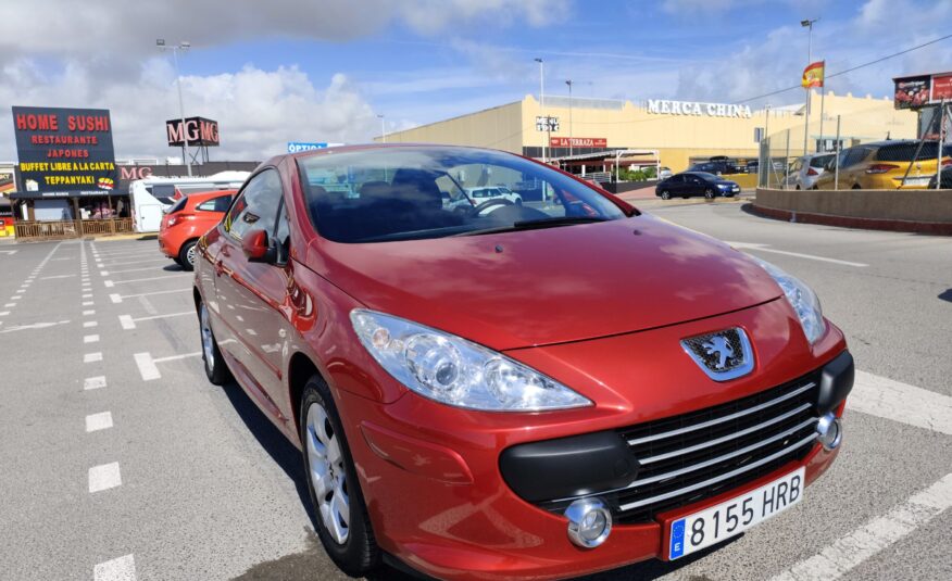 PEUGEOT 307cc 2.0 GASOLINA 140 CV 103.000 KM 2006 MANUAL CABRIO