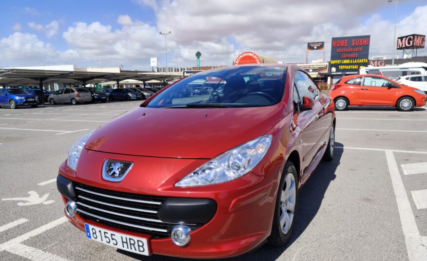 PEUGEOT 307cc 2.0 GASOLINA 140 CV 103.000 KM 2006 MANUAL CABRIO