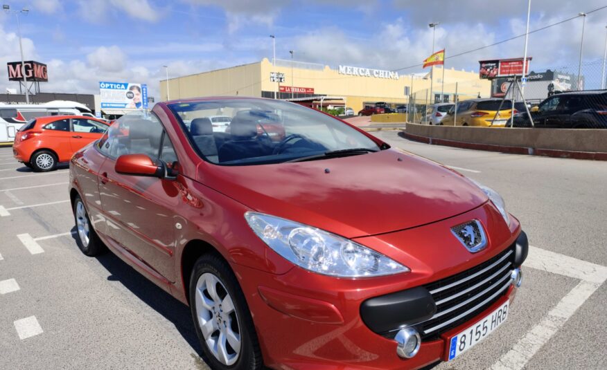 PEUGEOT 307cc 2.0 GASOLINA 140 CV 103.000 KM 2006 MANUAL CABRIO