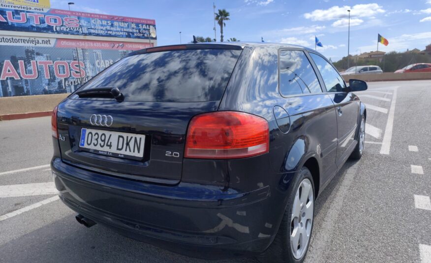 AUDI A-3 2.0 GASOLINA 150 CV 200.000 KM 2005 AUTOMATICO