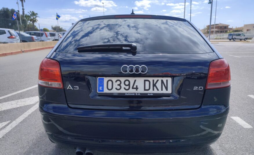 AUDI A-3 2.0 GASOLINA 150 CV 200.000 KM 2005 AUTOMATICO