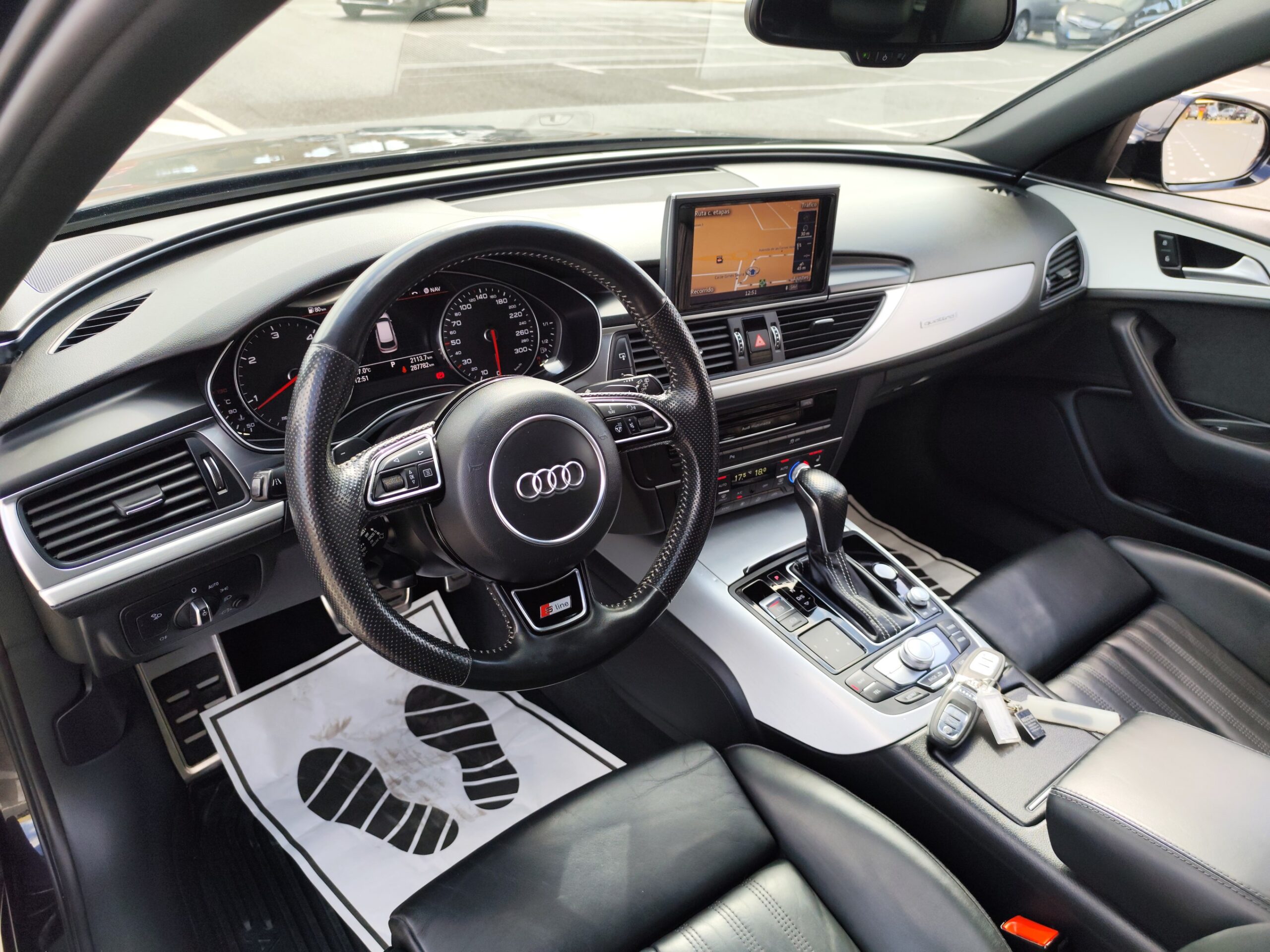 AUDI A-6 S LINE QUATTRO 3.0 DIESEL 272 CV 2017 287.000 KM AUTOMATICO