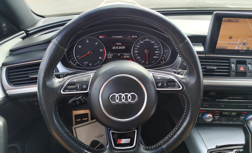 AUDI A-6 S LINE QUATTRO 3.0 DIESEL 272 CV 2017 287.000 KM AUTOMATICO
