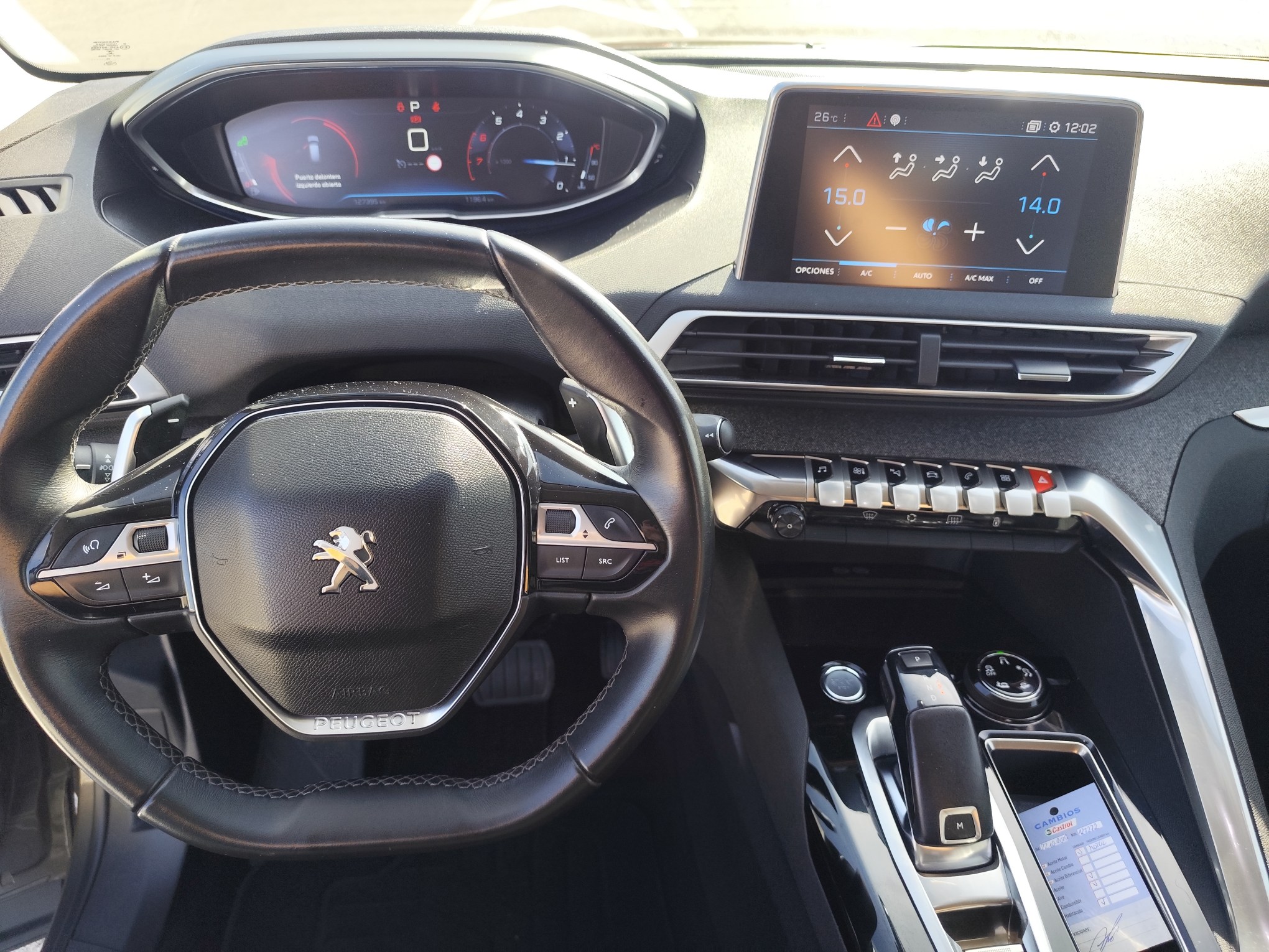 PEUGEOT 3008 1.2 GASOLINA 130 CV 2017 127.000 KM AUTOMATICO