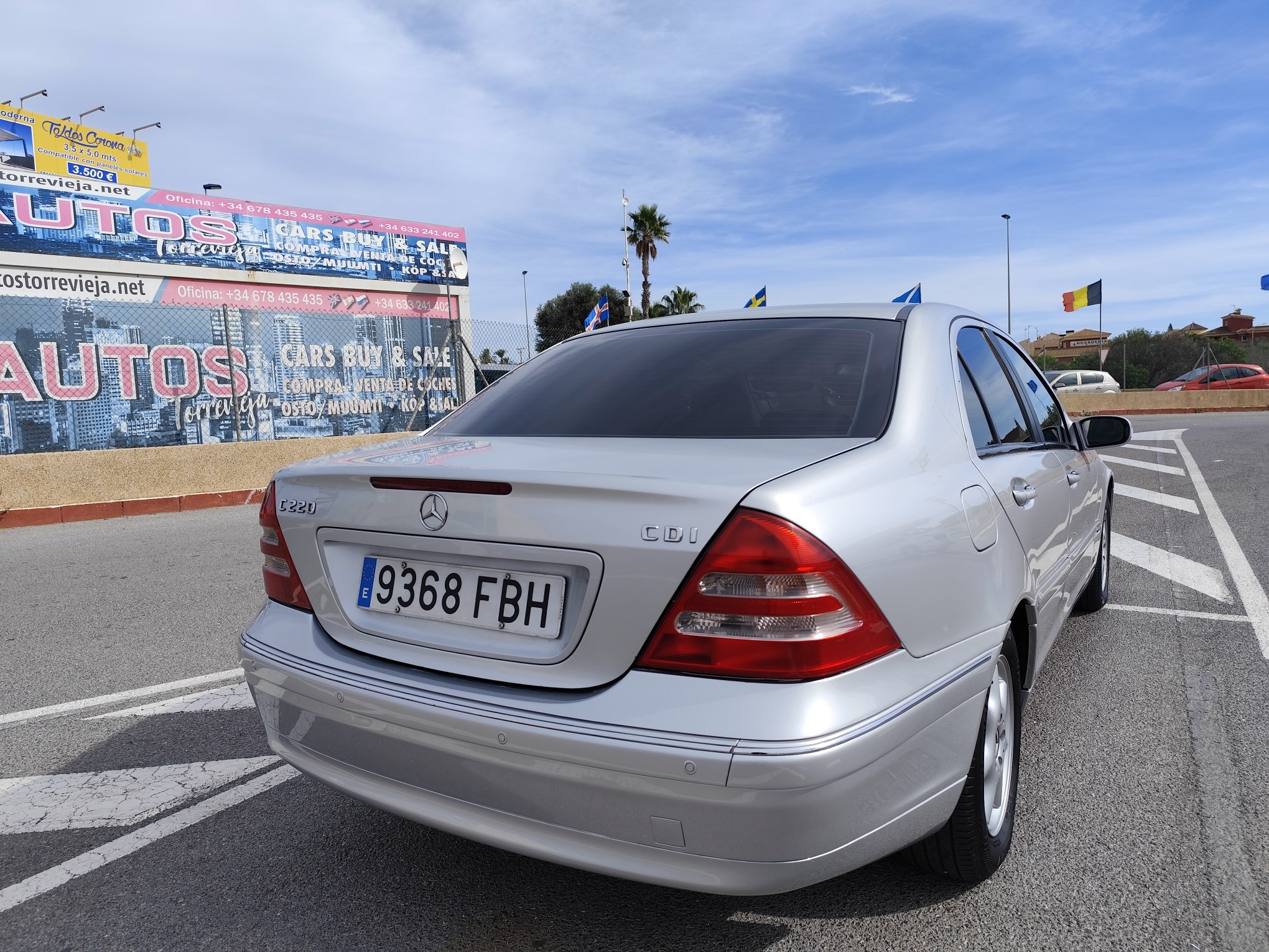 MERCEDES-BENZ C220 CDI 2.2 DIESEL 143 CV 169.000 KM 2002 AUTOMATICO