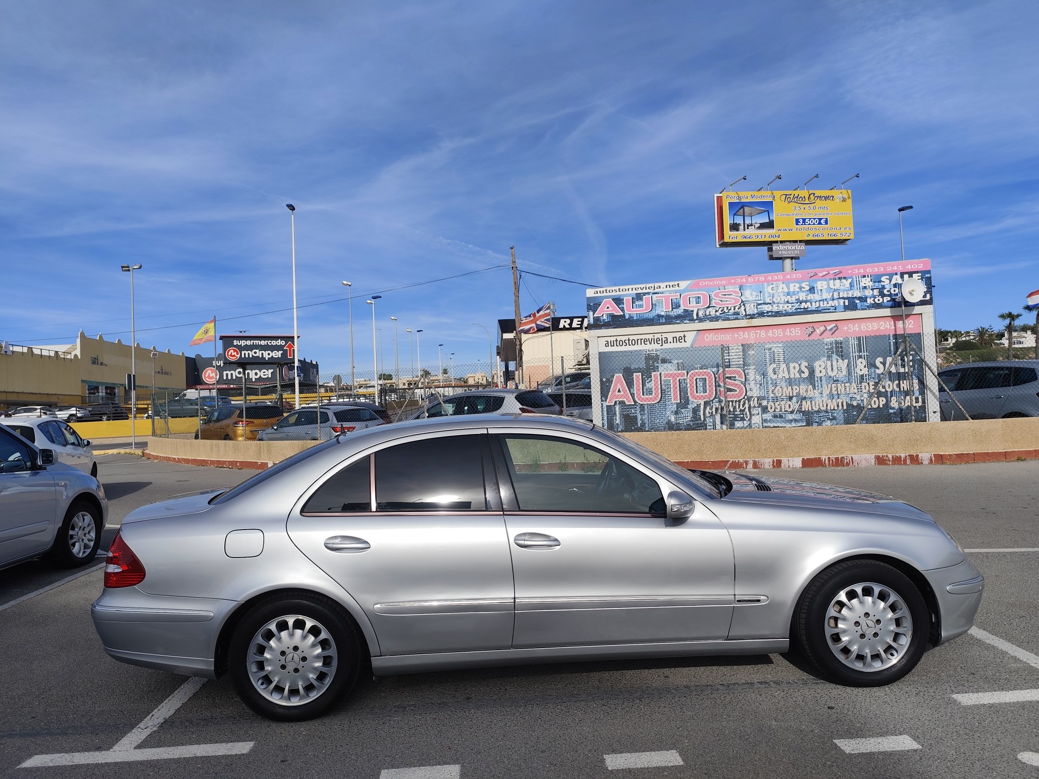 MERCEDES-BENZ E270 2.7 DIESEL 177 CV 2003 221.000 KM AUTOMATICO