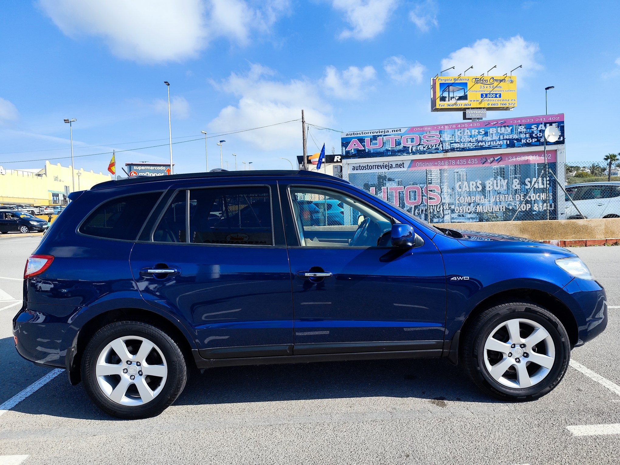 HYUNDAI SANTA FE 2.7 GASOLINA 190 CV 104.000 KM 2008 AUTOMATICO 7 PLAZAS