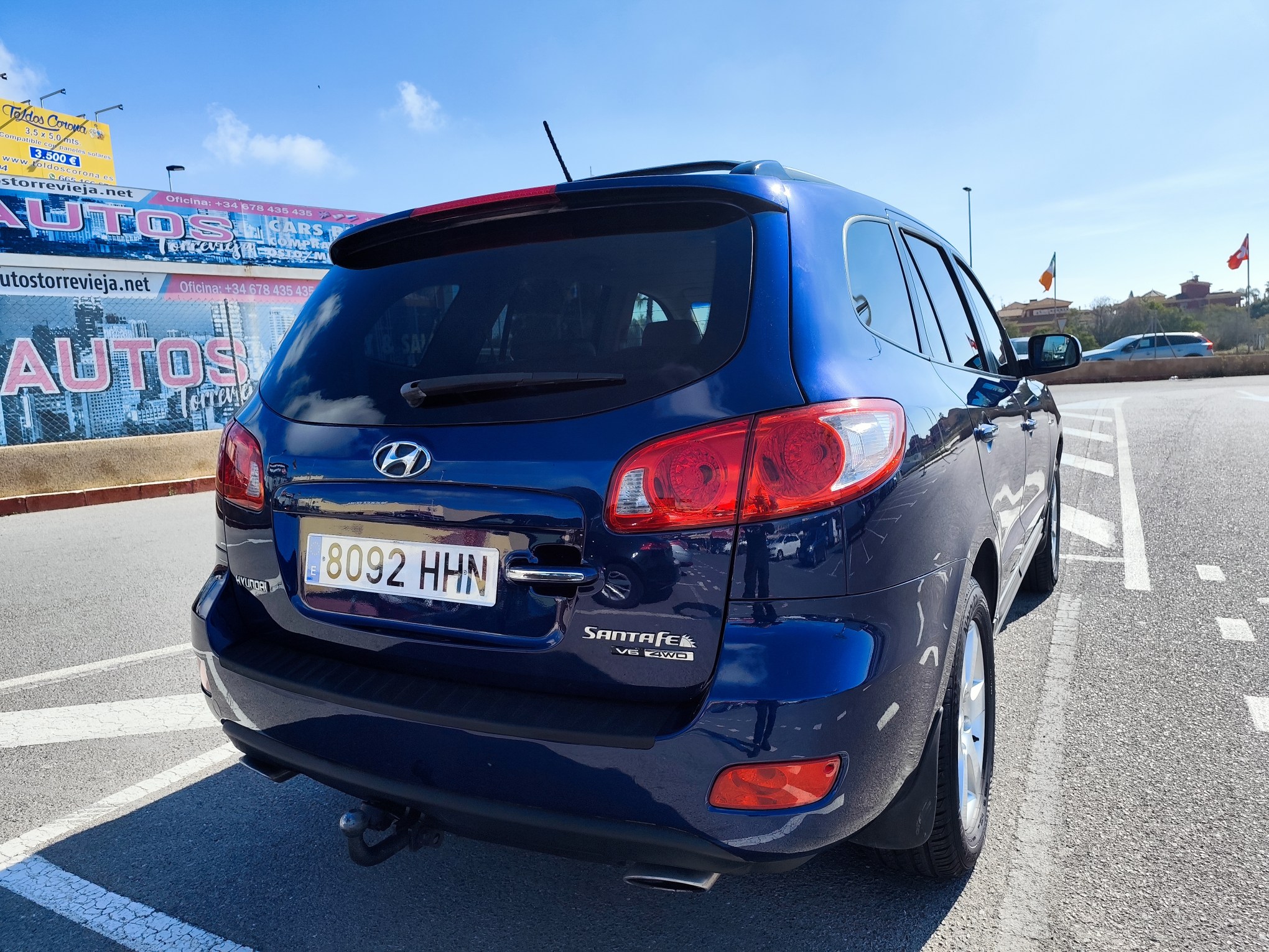 HYUNDAI SANTA FE 2.7 GASOLINA 190 CV 104.000 KM 2008 AUTOMATICO 7 PLAZAS