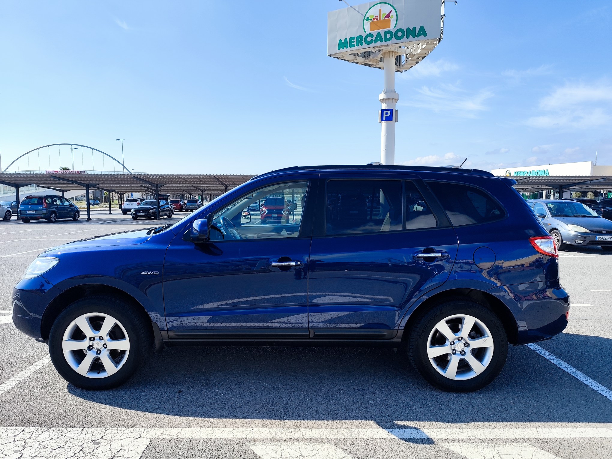 HYUNDAI SANTA FE 2.7 GASOLINA 190 CV 104.000 KM 2008 AUTOMATICO 7 PLAZAS