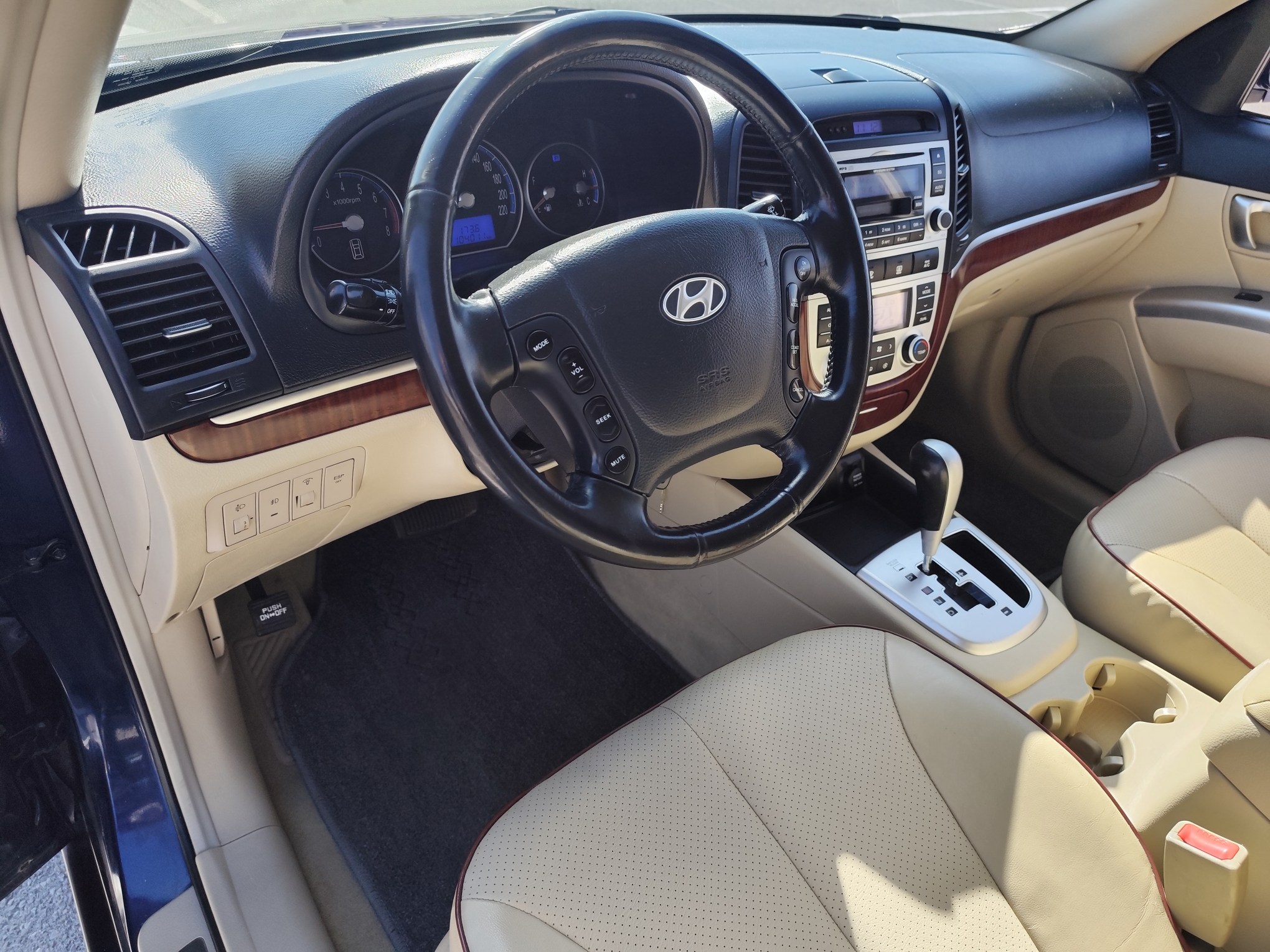 HYUNDAI SANTA FE 2.7 GASOLINA 190 CV 104.000 KM 2008 AUTOMATICO 7 PLAZAS