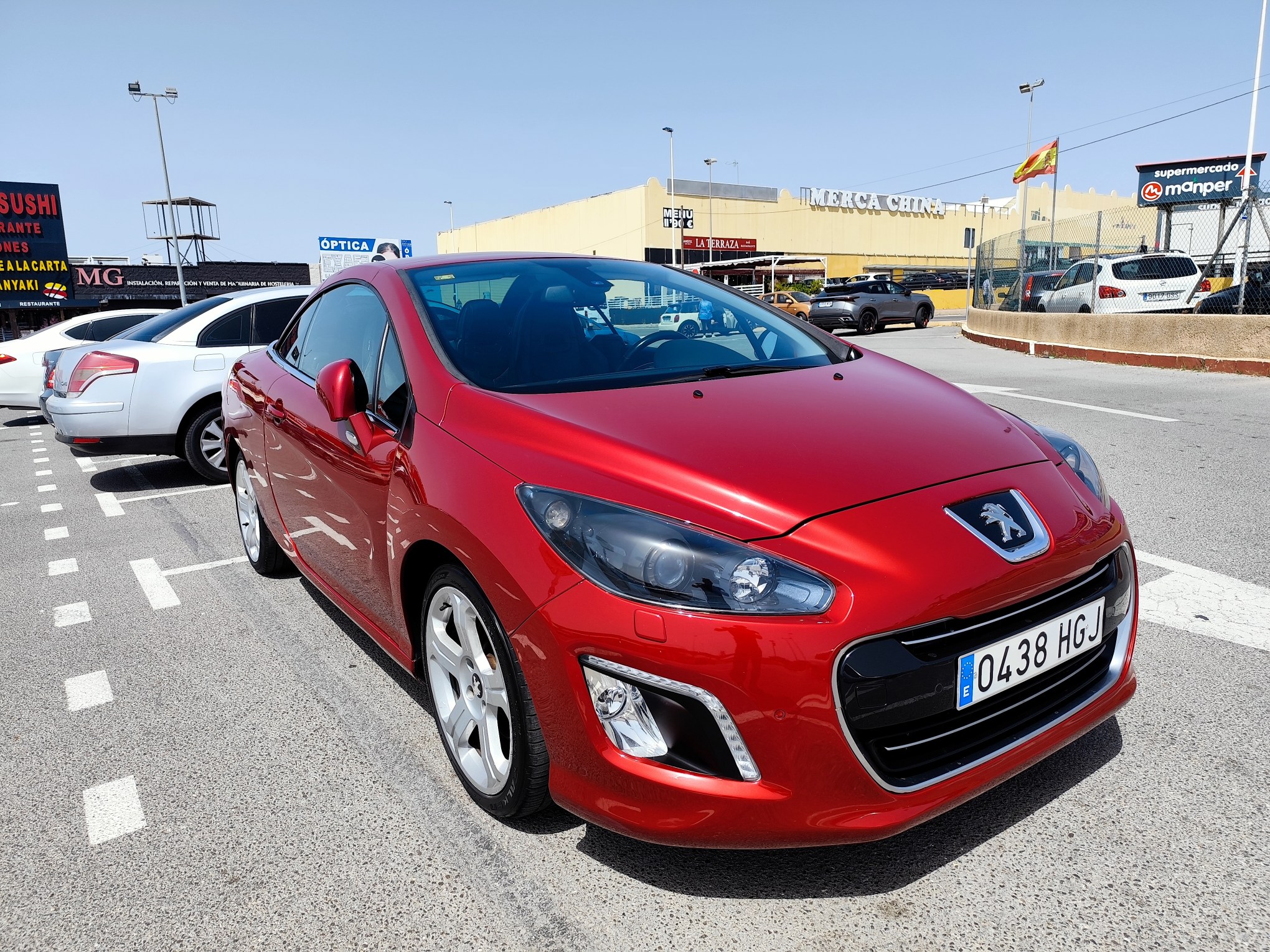 PEUGEOT 308cc 1.6 GASOLINA 155 CV 119.000 KM 2011 AUTOMATICO