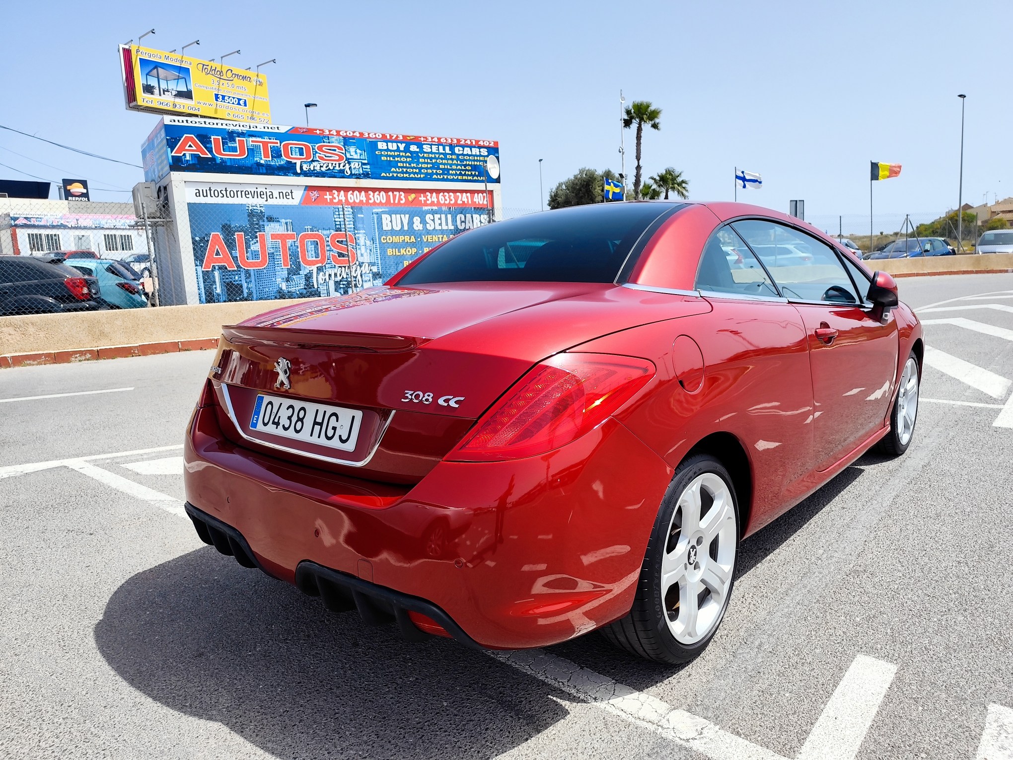 PEUGEOT 308cc 1.6 GASOLINA 155 CV 119.000 KM 2011 AUTOMATICO
