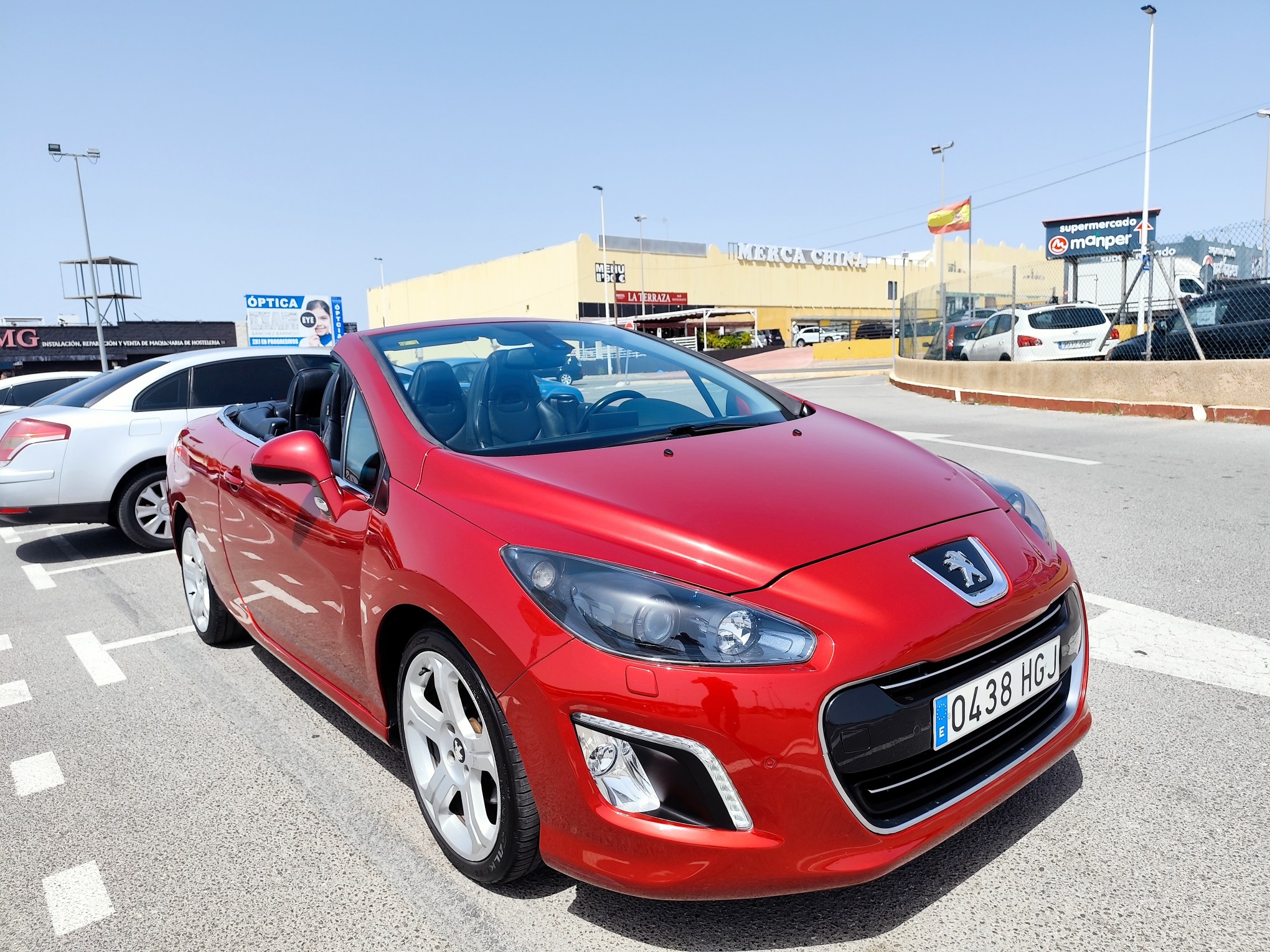 PEUGEOT 308cc 1.6 GASOLINA 155 CV 119.000 KM 2011 AUTOMATICO