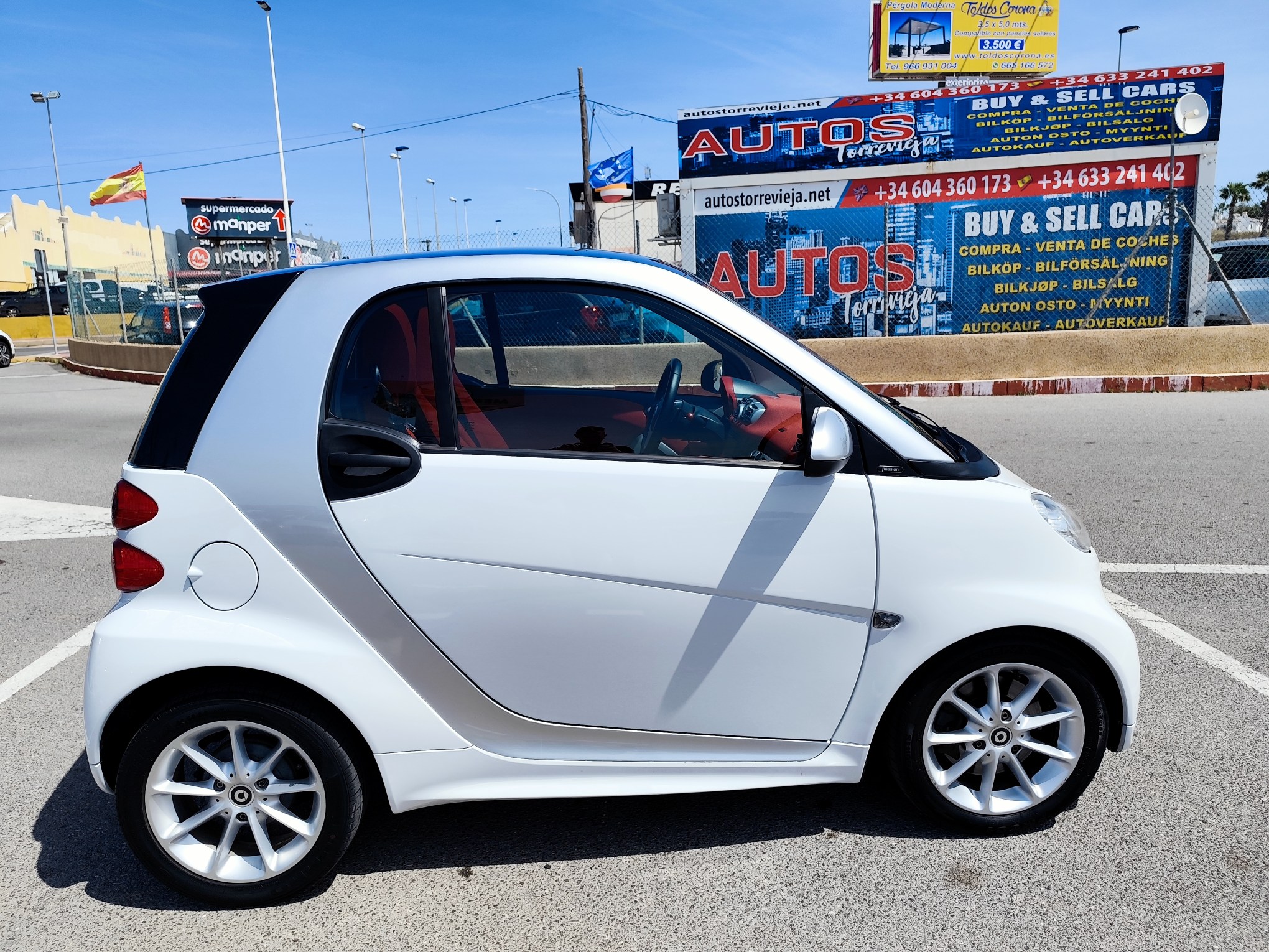 SMART FORTWO MHD 1.0 GASOLINA 70 CV 122.000 KM 2012 AUTOMATICO